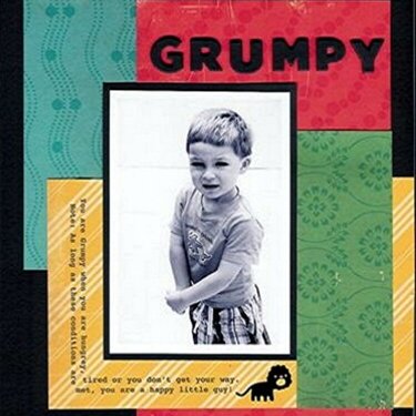 Grumpy (New CHA Release: Cosmo Cricket Jack&#039;s World)