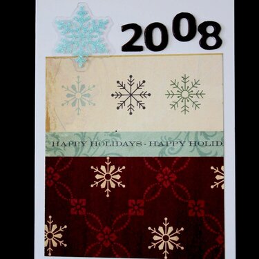 Happy Holidays 2008 Card