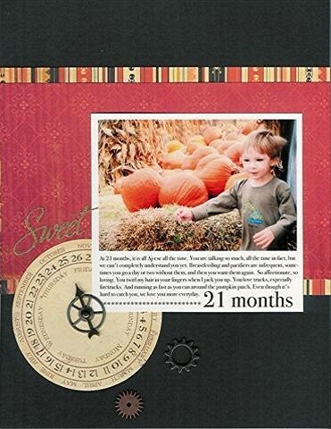 Sweet 21 months (Cosmo Cricket Haunted)