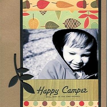 Happy Camper (New CHA Cosmo Cricket Release: Mr. Campy)