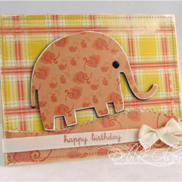 Happy Birthday Elephant card