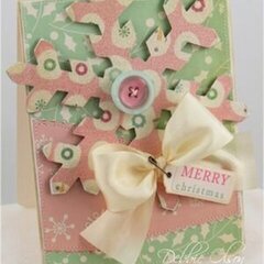 Merry Christmas Snowflake Card