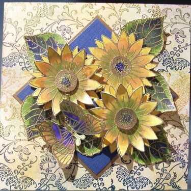 Sunflower card