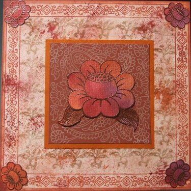 Indian Spice Flower Card