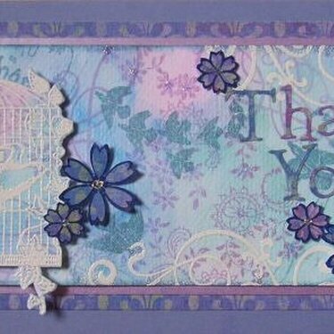 Bluebird Thank you Card