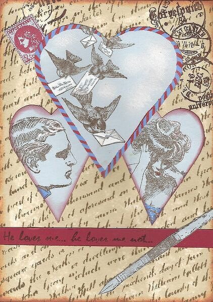 Airmail Valentine - January Week 2 Sketch