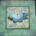 Batik Butterfly card 