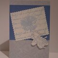 Blue Lace Thinking of You card