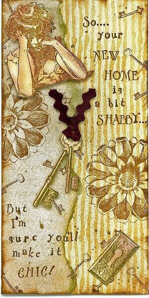 Shabby Chic - New Home Card