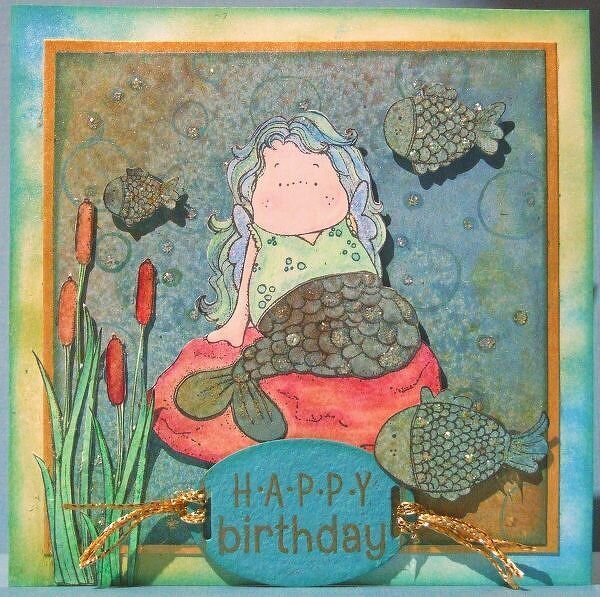 Mermaid Birthday Card