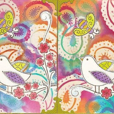 Paisley Bird ATC&#039;s