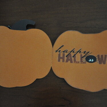 Pumpkin Card - Inside