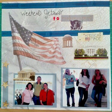 Weekend Getaway to Washington DC - Week 33/Project 52 and #35/68 Volume Scrapbooking