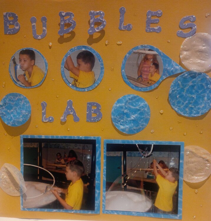 Bubbles Lab: Week 8 and #8 Volume Scrapbooking