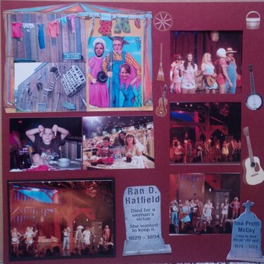 Hatfield/McCoy Dinner Show - Week 21/Project 52 and 21/68 Volume Scrapbooking