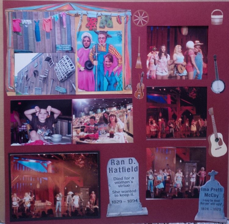 Hatfield/McCoy Dinner Show - Week 21/Project 52 and 21/68 Volume Scrapbooking