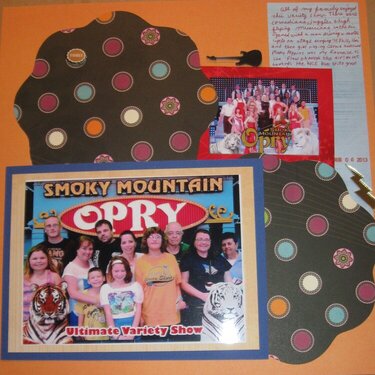 Smoky Mountain Opry Family - Week 23/Project 52 and #23/68 Volume Scrapbooking