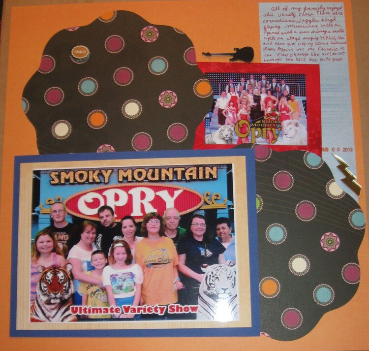 Smoky Mountain Opry Family - Week 23/Project 52 and #23/68 Volume Scrapbooking
