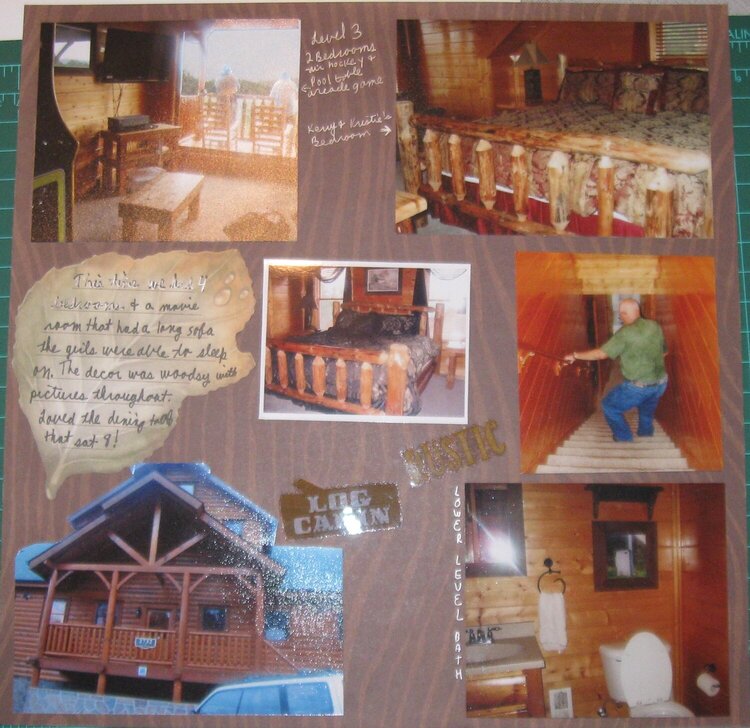 MountainTops and Movies Cabin Project 52: Week 27 and #27 of 68 Volume Scrapbooking
