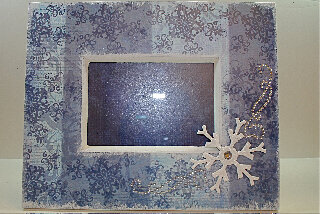Blue Flannel picture frame