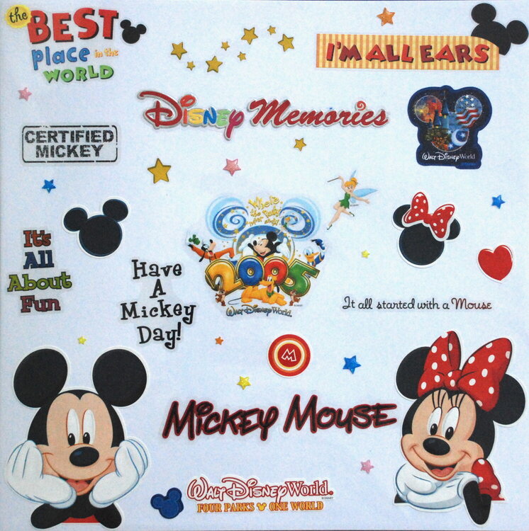 Disney Album Title Page