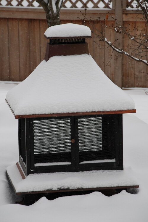 POD Mini #2 Distress - Snowy Fireplace