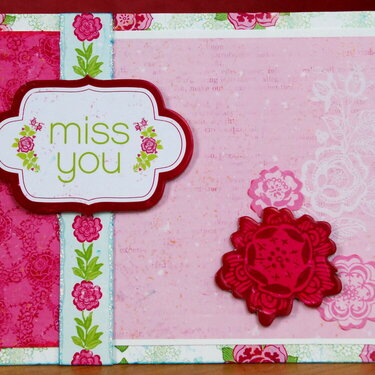 Miss You Card