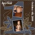 JAYDEN'S 1ST BIRTHDAY