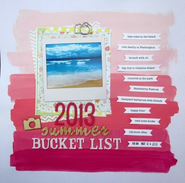 2013 summer bucket list