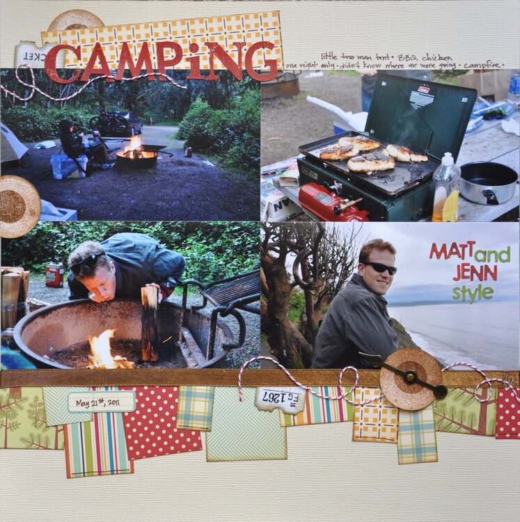 Camping Matt &amp; Jenn style