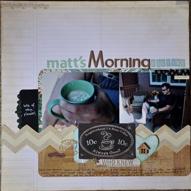 Matt&#039;s morning coffee