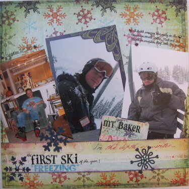 First Ski (mt baker)