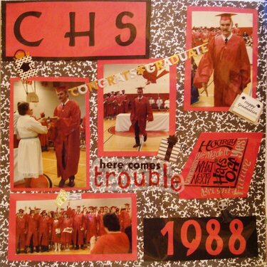 High School graduation-1988