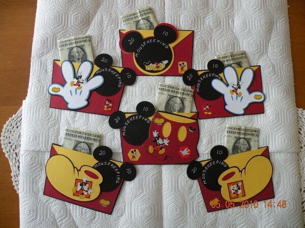 Mickey Body Parts Mousekeeping Envelopes