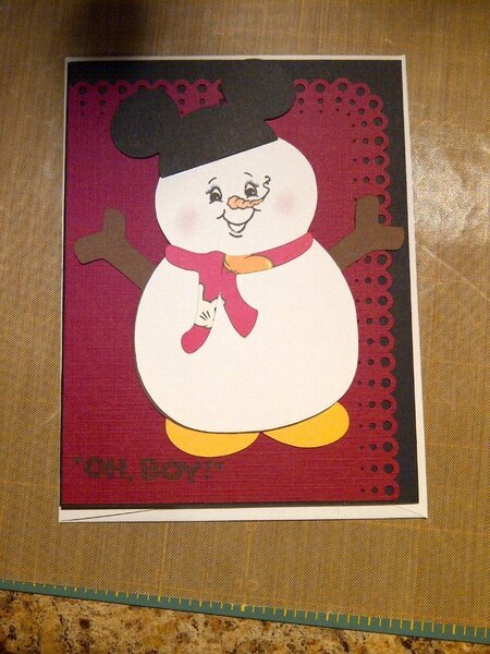 Mickey snowman