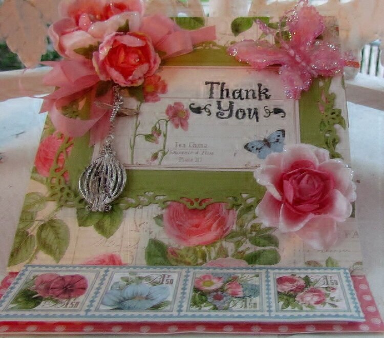 easel thank you card