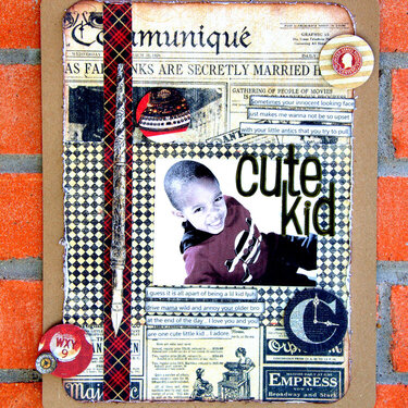 Cute Kid (Graphic 45 Communique Collection)