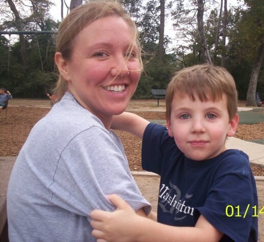 Aidan and mommy