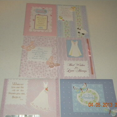 Set of 6 cards