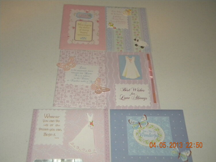 Set of 6 cards