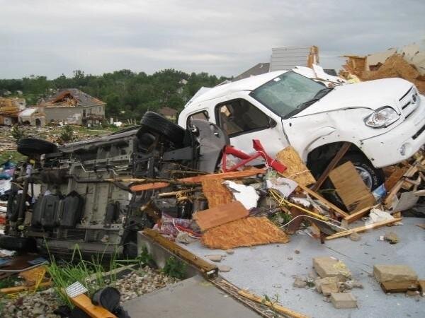 Tornado damage from Kansas35