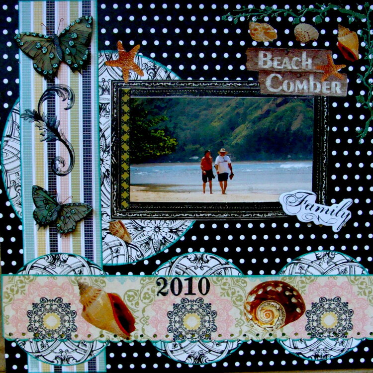 THE BEACH COMBERS **MY CREATIVE SCRAPBOOK**