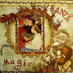 Santa, Magic Time ~~MyCreativeScrapbook~~