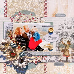 "Baby It's Cold Outside"  ~~Scraps of Darkness~~  December Kit