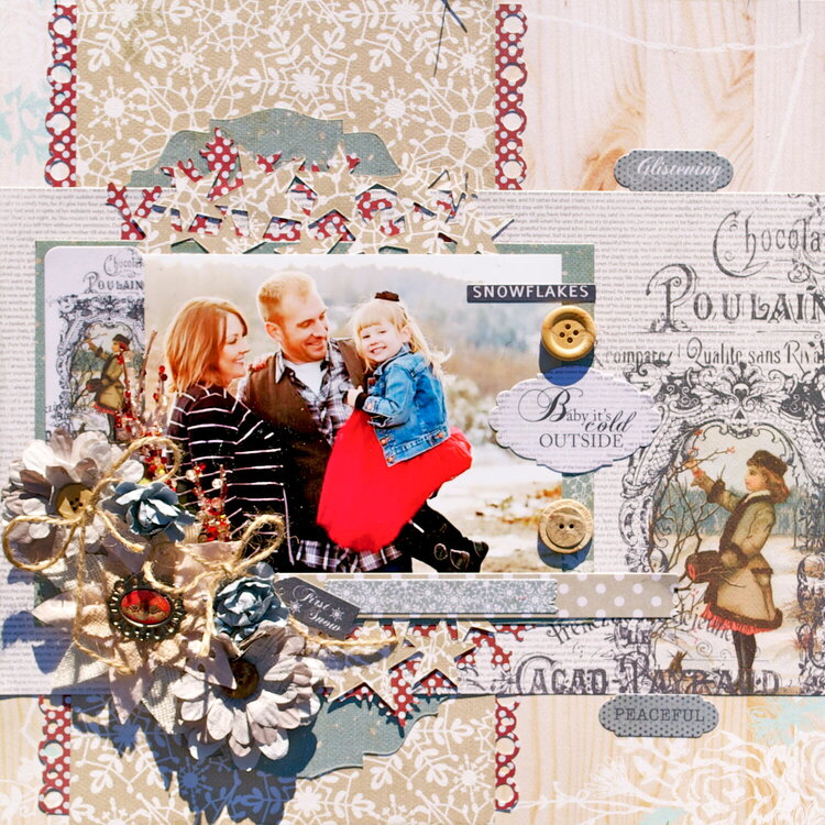 &quot;Baby It&#039;s Cold Outside&quot;  ~~Scraps of Darkness~~  December Kit