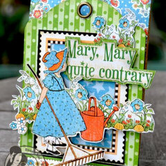 Graphic 45 Mother Goose Easel Card