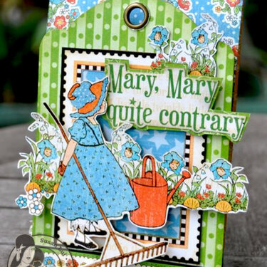 Graphic 45 Mother Goose Easel Card