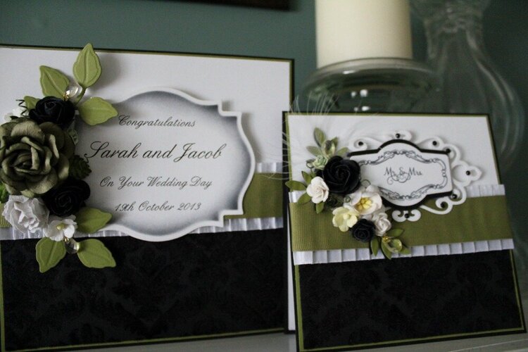 Wedding card with matching Box