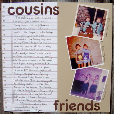 Cousins, Friends