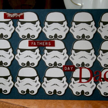 Storm Troopers F. Day card
